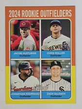 2024 Topps Heritage High Number Rookie Outfielders 622 RC