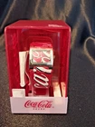 Vintage Coca-Cola Coke Woman's Watch w/ Leather Coca Cola Band- NIB