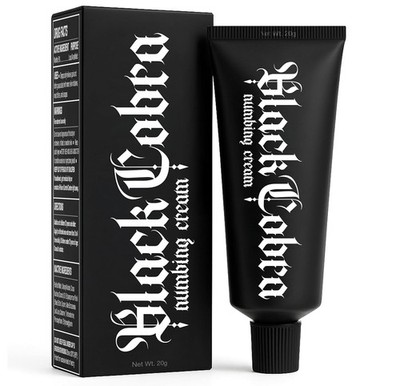Black Cobra Numbing Cream Maximum Strength   Long-Lasting Numbing Support for...