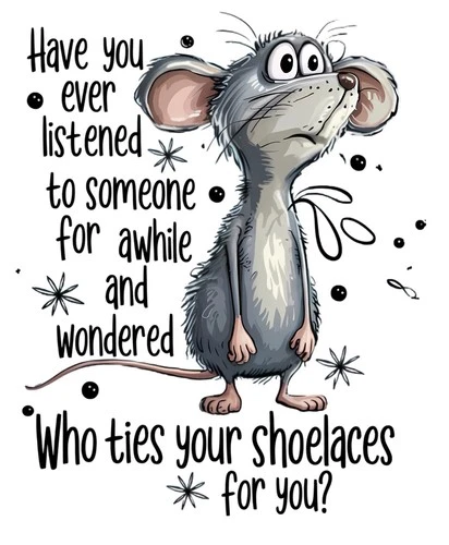 Quote Sticker (3 Inch) Funny Who Ties Your Shoelaces Judging Intelligence !