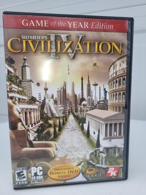 Sid Meier's Civilization IV Bonus DVD Video 2006 Game Of The Year
