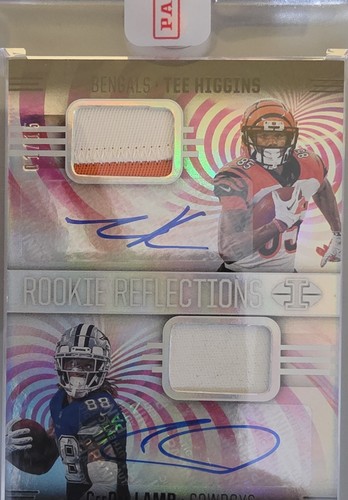 2020 Panini Illusions - Rookie Reflections Dual Patch Auto Lamb/Higgins /15