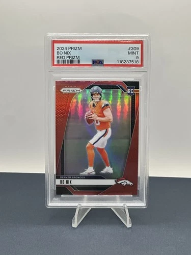 2024 PANINI PRIZM BO NIX TRUE RED RETAIL SSP PSA 9 CASE HIT POP 19