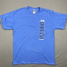 Vintage Danica Patrick NASCAR Blue Gildan T-Shirt Large Racing