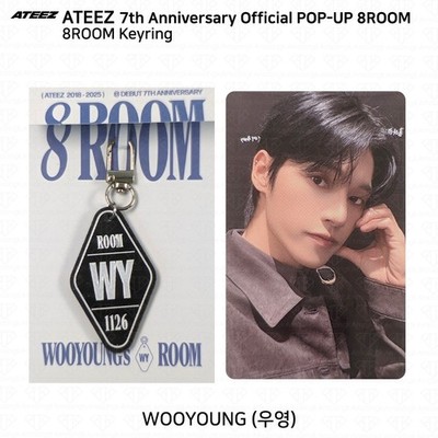 ATEEZ 7th Anniversary Official POP-UP 8ROOM Keyring Gacha Zone