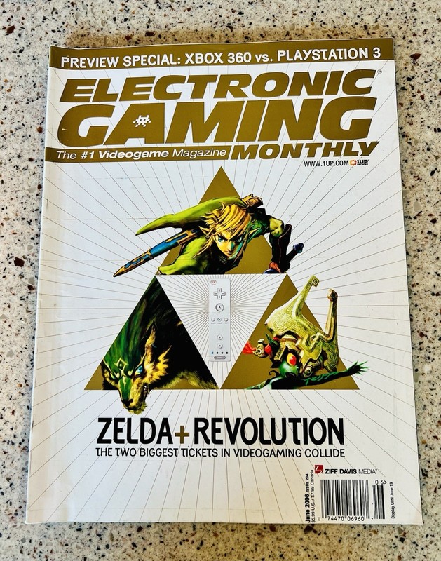 Electronic Gaming Monthly EGM Issue 204 June 2006 Zelda Twilight Princess