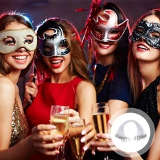 150 Pcs White Elastic Cord 14" 1.2mm Barbed Rope Stretch Metal Ends for Masks