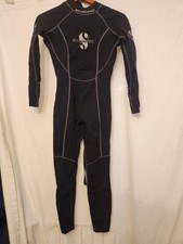 Scubapro Wetsuit Dive Suit Womens Small Black Full Body Neoprene Swim Gear Scuba
