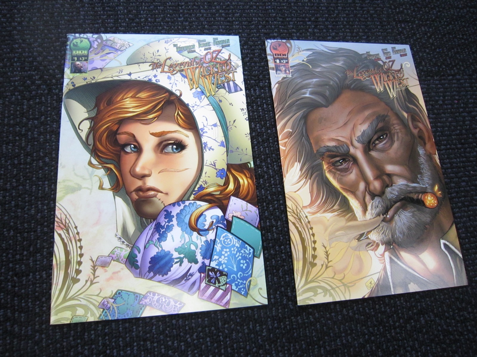 The Legend Of Oz Wicked West comic lot #1 & up, NM+ signed copies & variant