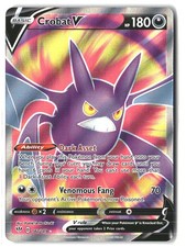 Crobat V (Full Art) Holo Ultra Rare SWSH03: Darkness Ablaze 182/189 NM