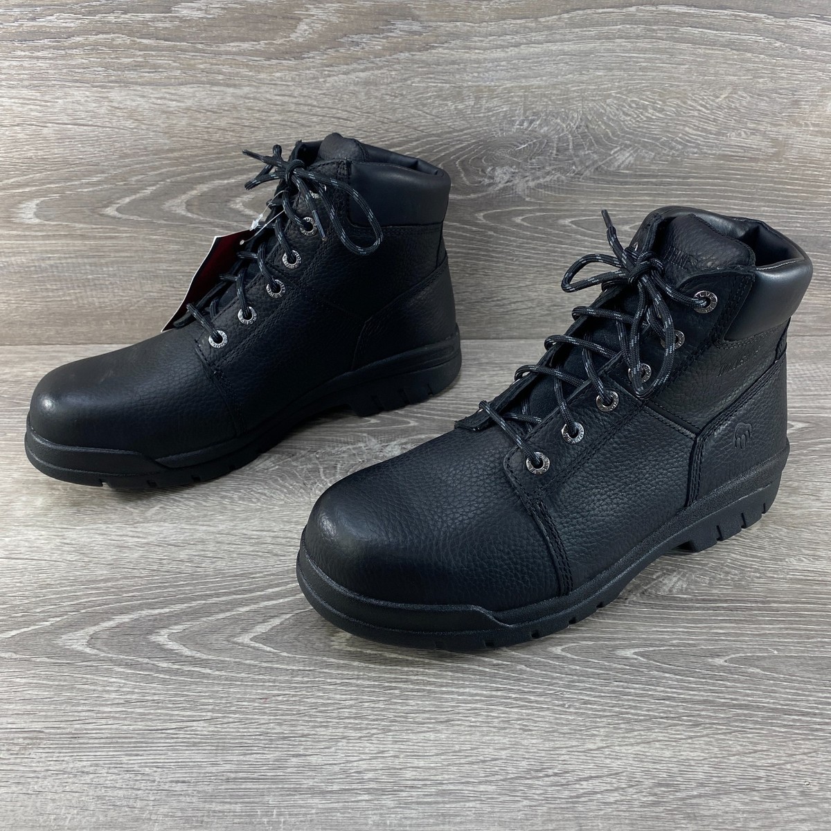 Wolverine NXT Mens 11.5 EW Boots Black Leather Lace Up Work  display picture 1