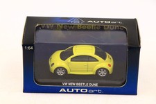 AutoArt 1:64 VW New Beetle Dune Yellow Diecast NEW Boxed