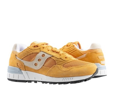 SAUCONY SHADOW 5000 LOW SNEAKERS UNISEX MEN 5 = WOMEN 6.5 SHOES MUSTARD NEW