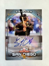 2020 TOPPS NATIONAL BASEBALL DAY TRENT GRISHAM RC/AUTO! 12/750! 1/1! JERSEY #!