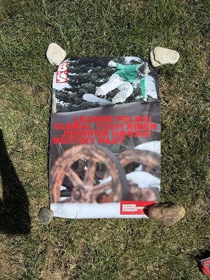 Bonfire Snowboarding Company Doppelseitiges Promo Poster Selten Original