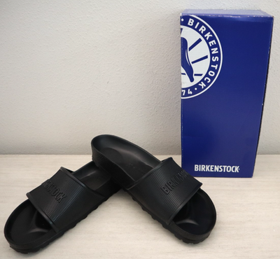 Men’s Birkenstock Black slip on sandals slides shoes Sz 10 Mens Birkenstock Arizona Slide Sandal - Black | Journeys main image 2