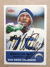 2002 Fleer Tiffany AUTO - Marcellus Wiley #229 (179/225)