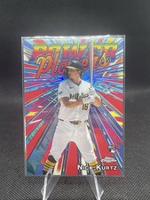2025 Topps Chrome Update Nick Kurtz Power Players RC Rookie #PP-30 Athletics
