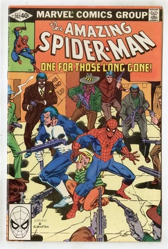 Amazing Spider-Man #202 FN 6.0 white pages  Punisher  Marvel  1980  No Reserve