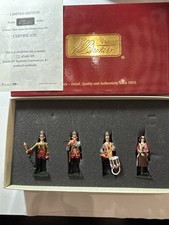 W. Britain British 45th Regiment Command Set 1 Ltd Ed 331/400 w/ Box COA