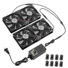 4X 120mm Server Rack Fan,12V Cooling Electronic with Variable 4 x 120mm fan