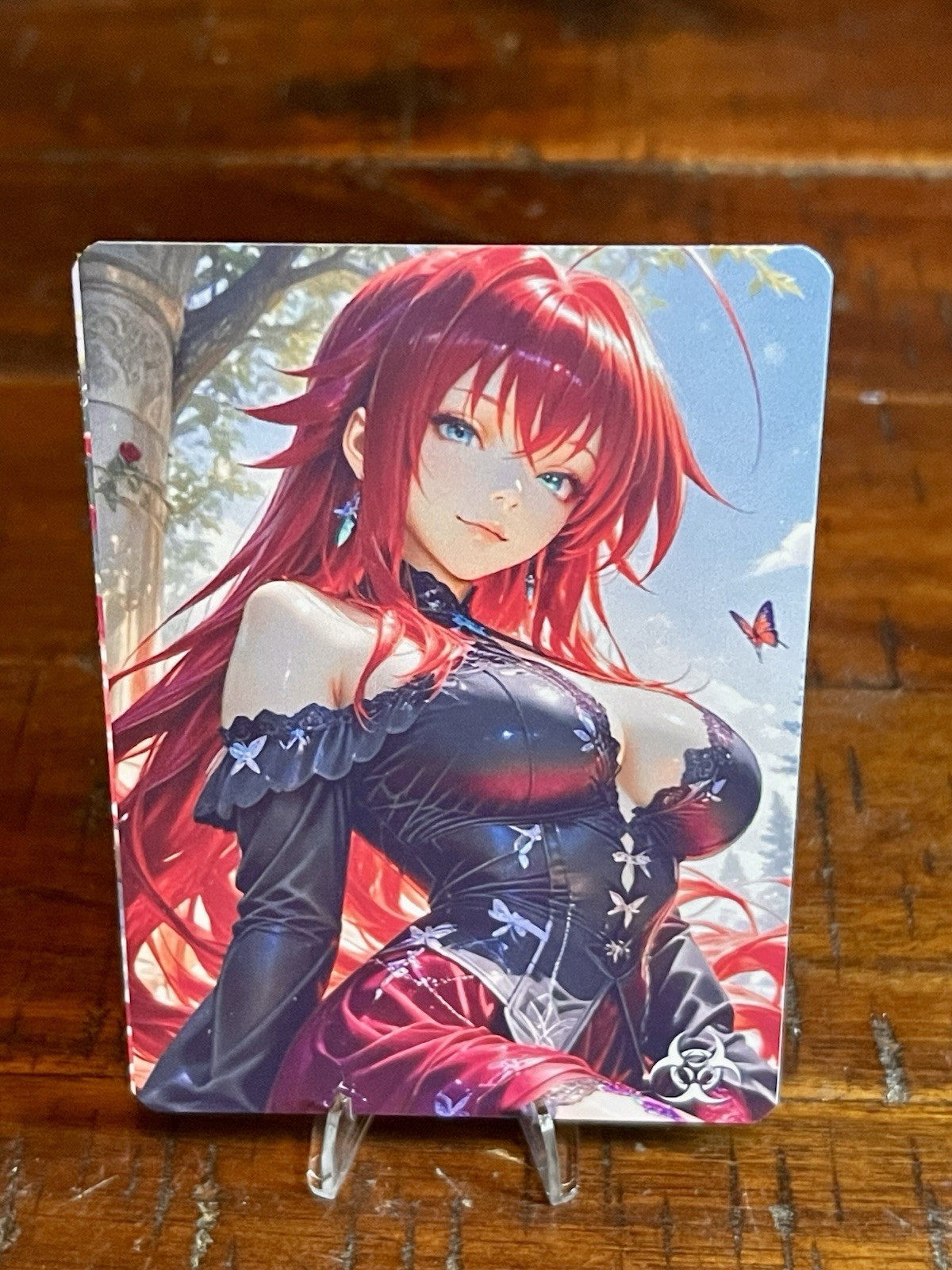 🌶️ Rias Gremory (High School DxD) Toxic Waifu Custom Card Spicy READ PICS!