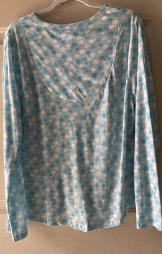 NEW SOFT COMFY BLUE ENCORE KAREN NEUBURGER WOMEN'S COTTON PAJAMAS SIZE XL New - Picture 6 of 9
