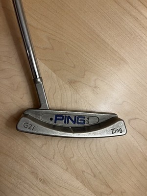 Ping G2i Zing Blade Putter Regular Steel Shaft Super Stroke Fatso Grip Black Dot