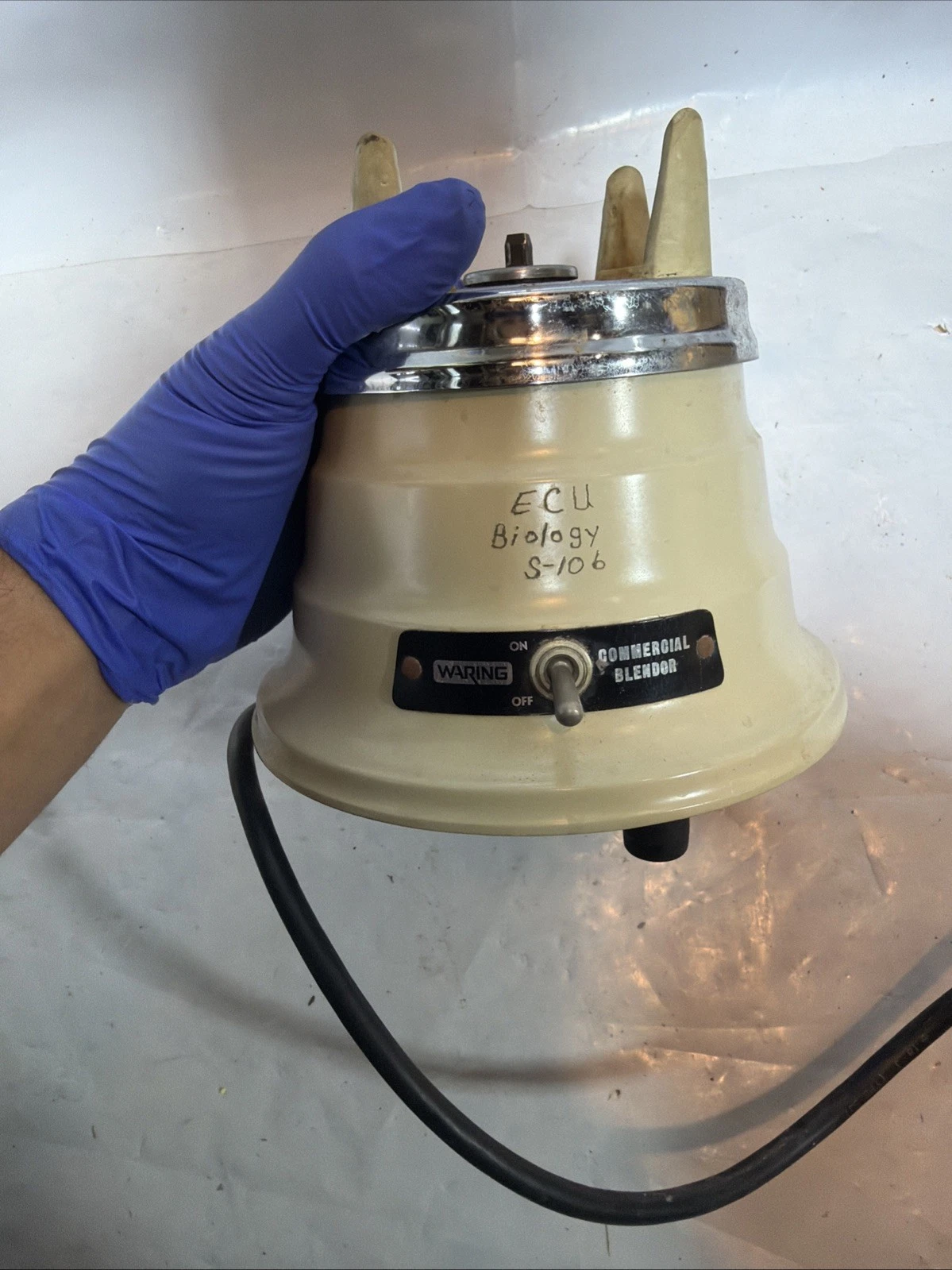 Vintage Waring Commercial Lab Blender, 1-Speed Base Unit Professional,