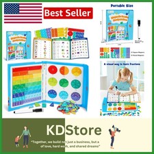 Magnetic Fraction Tiles  Circles Set   Educational Math Manipulatives for Kids