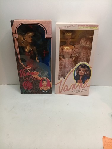 Vanna White 12" Fashion Dolls Lot Of 2 Limited Edition In Original Boxes Vtg - Picture 15 of 16