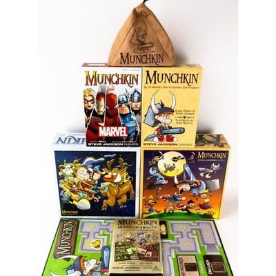SJG Board Games  Munchkin Collection #47 - 9 Base Games + 48 Expansions VG+/NM