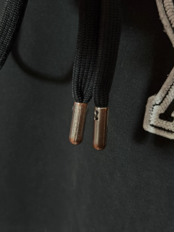 AMI Alexandre Mattiussi hoodie noir homme M Regular logo brodé poche kangourou - Photo 3/4