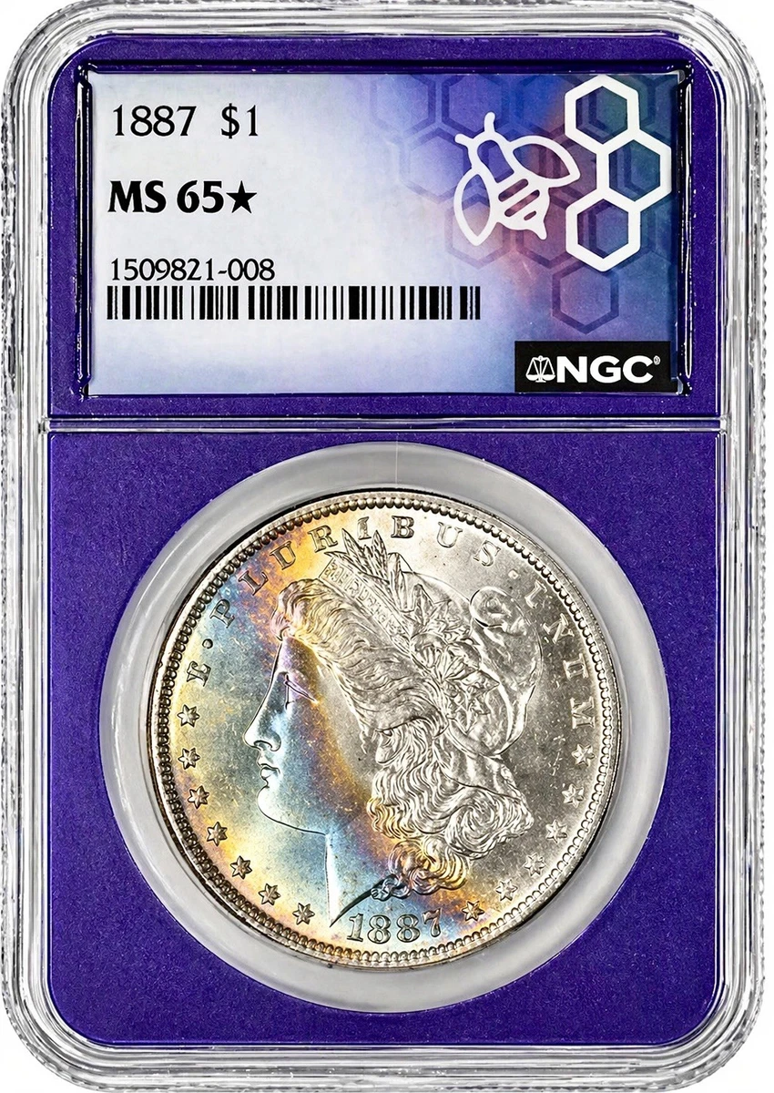 1887Morgan Dollar モルガン・ダラー アメリカ 1887年 1ドル銀貨 モルガンダラー PCGS MS64PL - セキグチは