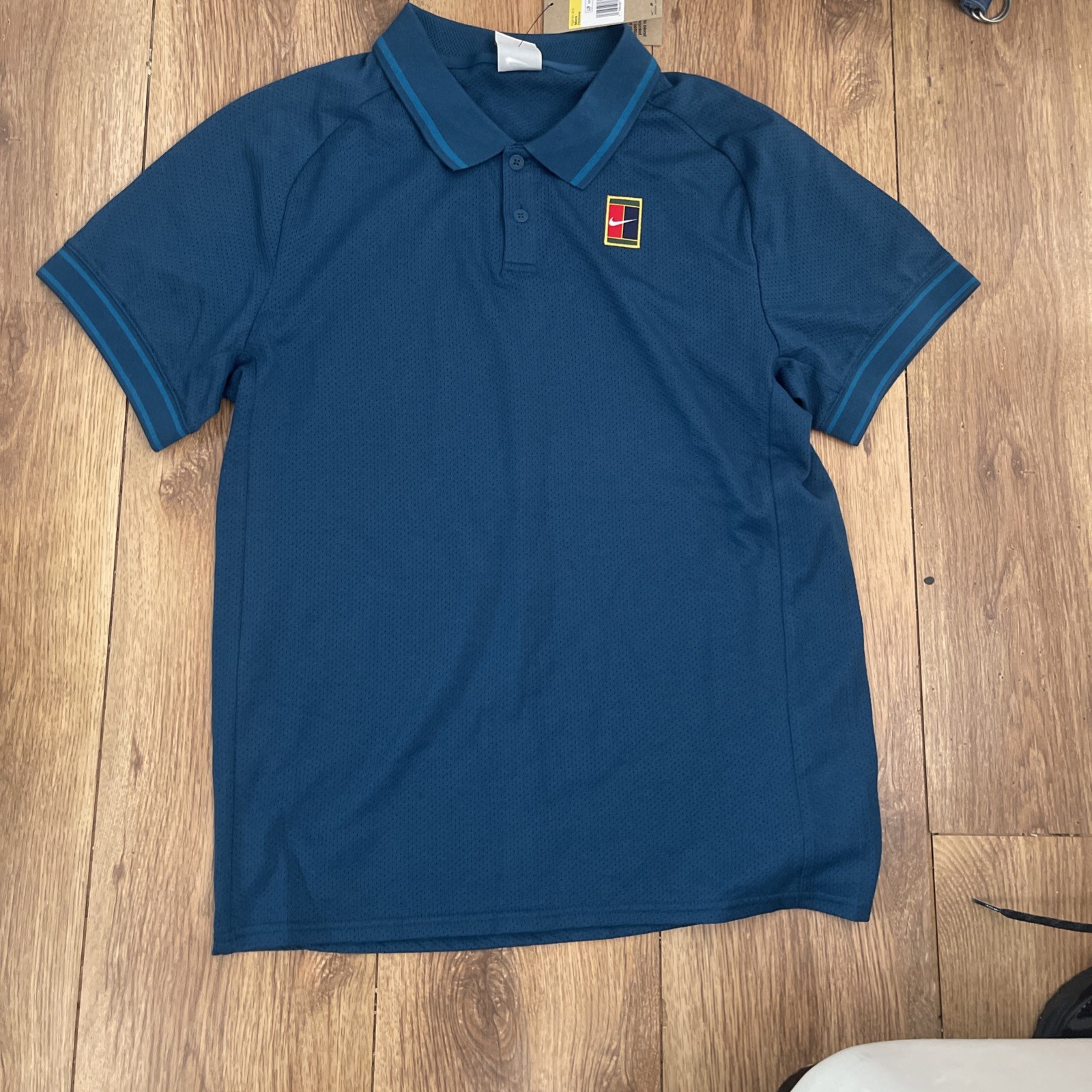 Nike Court Heritage Tenis Retro Polo FQ2101-415 Pequeño Para Hombre NUEVO £70