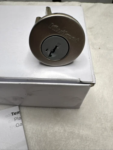 NEW KWIKSET HANDLE SET BELLVIEW SATIN NICKEL EXTERIOR - Picture 5 of 9