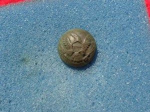 Civil War Relic Eagle General Service Coat Button Lake City/Wilburn Florida