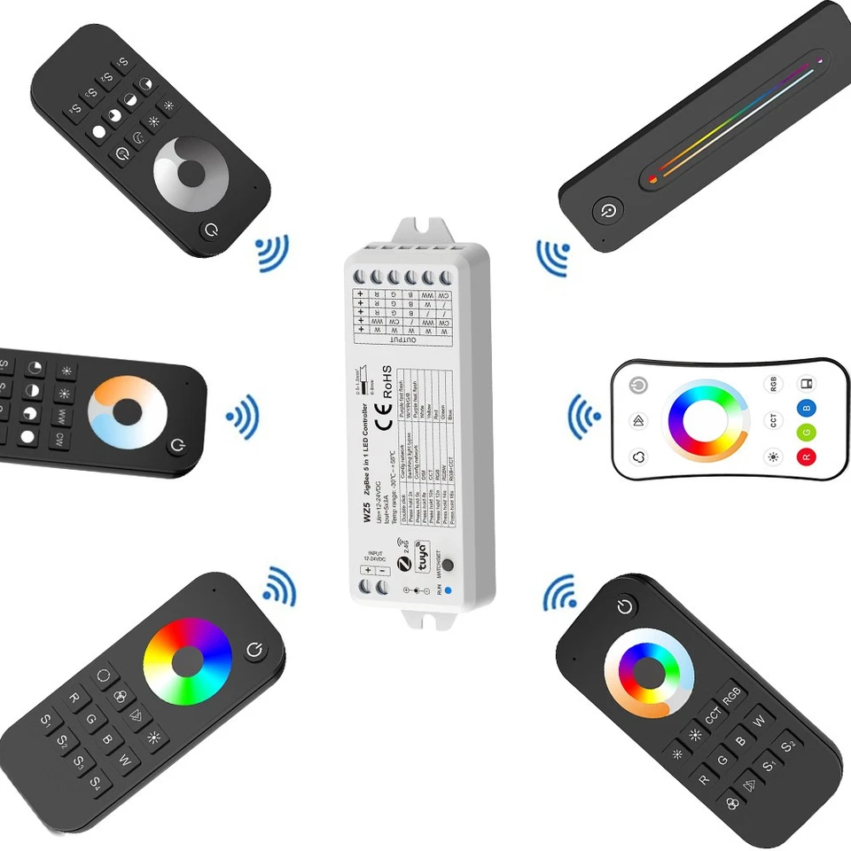 Wifi 5in1 Tuya Zigbee LED Strip Controller für Alexa Google Assistant CCT RGB - Bild 2 von 4