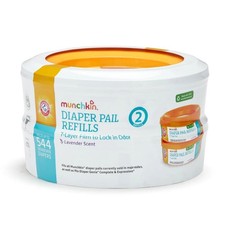 Munchkin Arm Hammer Diaper Pail Refill Rings 544 Count 2 Pack