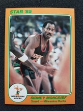 1985 Star team super SIDNEY MONCRIEF 5x7 card # 2   [C1]