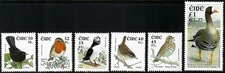 2001 Ireland Sg 1424/1429 Birds Definitive Dual Currency MNH