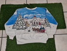 90's NUTCRACKER WINTER CHRISTMAS FULL PRINT SWEATSHIRT SIZE XL 23 29 U.S.A