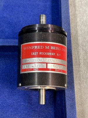 QTY 1 BERG HIGH PRECISION SPEED REDUCER 600:1 RATIO GEAR BOX LOW BACKLASH