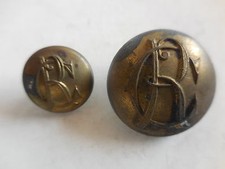 2 Kn&ouml;pfe ein gro&szlig;er und ein kleiner Kofferraum 1882