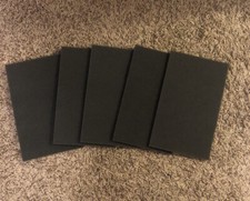 5 Foam Sheets 12" X 7 1/2" X 1/4  Charcoal