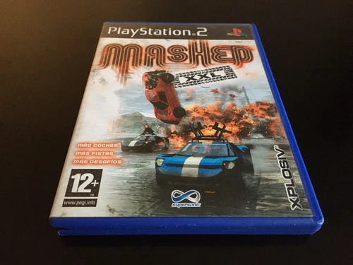 MASHED XXL SONY PLAYSTATION 2 PS2 EDITION ESP PAL COMPLETE