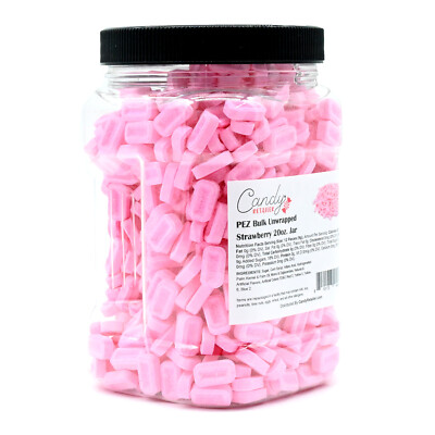 PEZ Bulk Unwrapped Candy Refill 20oz Jar - Assorted Flavors - Free Shipping!