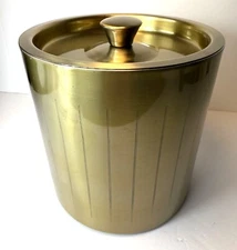 Stainless Steel Gold Ice Bucket With Lid By Project 62 5" Hand Wash Only 50