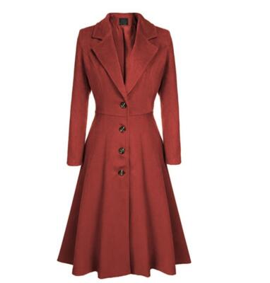 Womens Casual Long Trench Coat Jacket Dress Slim Fit Lapel Overcoat Winter  Parka | eBay