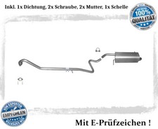 Auspuffanlage für Ford Fiesta VI 1.4 1.5 1.6 TDCI Auspuff Dichtung Schelle